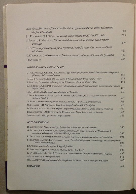 Archeologia Medievale Cultura Materiale Insediamenti Territorio Alimentazione | Immagine Gallery 6