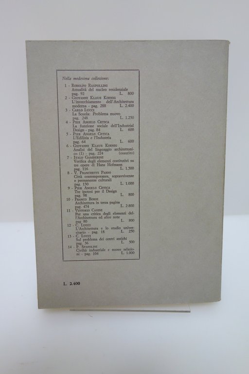 ARCHITETTURA E COMUNICAZIONE KLAUS KOENIG ED. FIORENTINA 1970 PRIMA EDIZIONE | Immagine Gallery 2