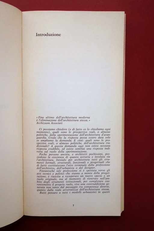 Architettura Radicale Paola Navone Bruno Orlandoni Documenti di Casabella 1974