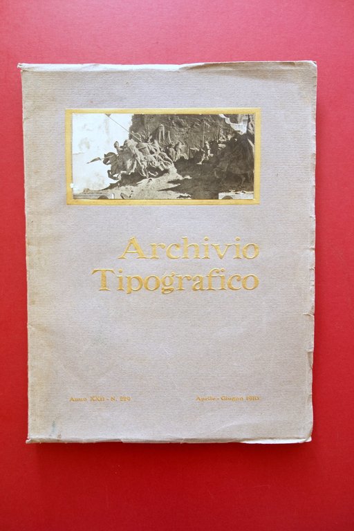 Archivio Tipografico Rivista Arti Grafiche N. 229 Augusta Torino 1910 … | Immagine Gallery 1