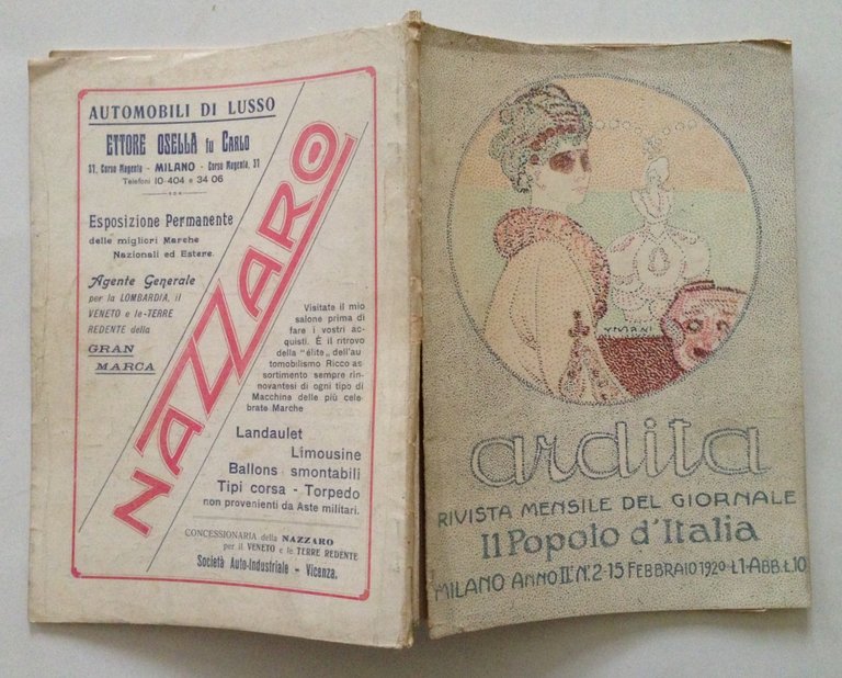 Ardita Rivista Mensile Giornale Il Popolo d'Italia Milano N 2 …