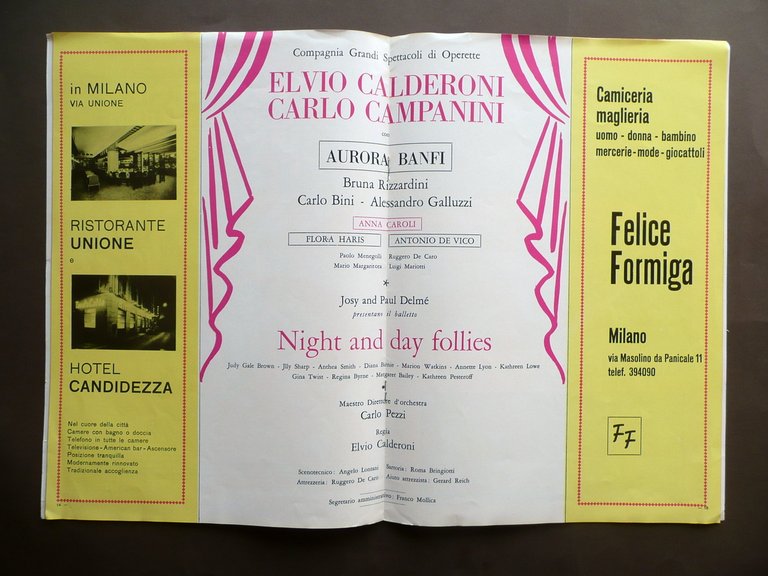 Arriva l'Operetta Stagione Teatrale 1967-68 Aurora Banfi Calderoni Campanini | Immagine Gallery 2