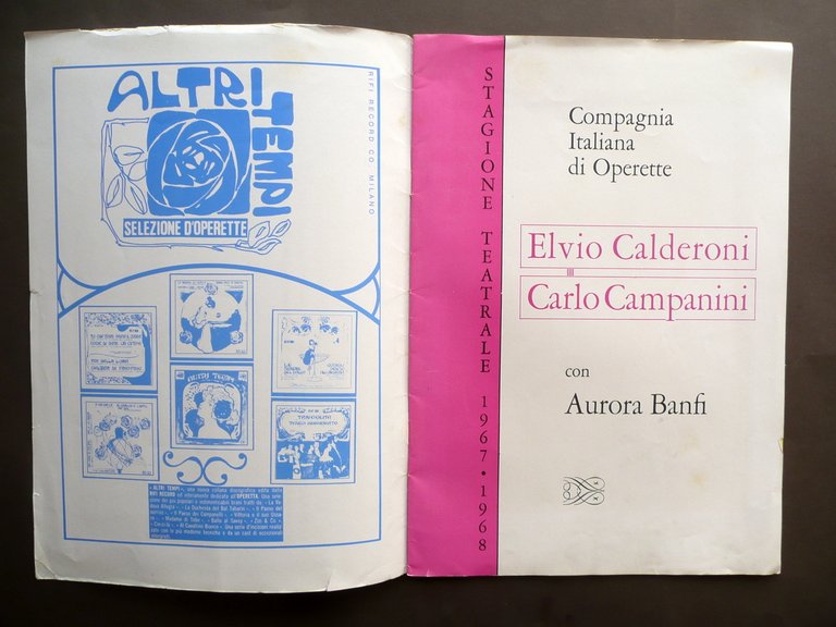 Arriva l'Operetta Stagione Teatrale 1967-68 Aurora Banfi Calderoni Campanini | Immagine Gallery 3