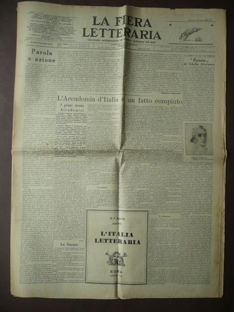 Arte Avanguardia '900 Pound Ezra Manifesto Imagistes Fiera Letteraria 1929 | Immagine principale