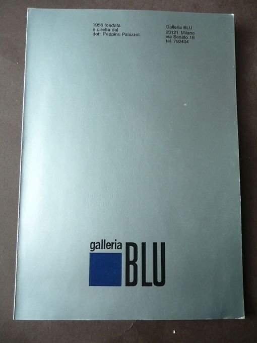 Arte Contemporanea Galleria Blu Milano 1969 Brossura Burri Baj Fontana Matta