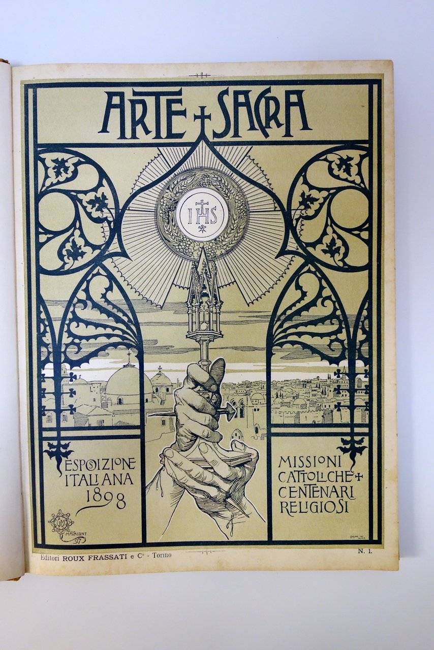 Arte Sacra Esposizione Italiana 1898 40 Numeri Completo Sindone Grafica …