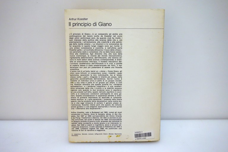 Arthur Koestler il Principio di Giano Edizioni di Comunità Milano …