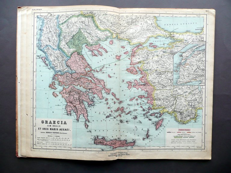 Atlas Antiquus Zwolf Karten Von Heinrich Kiepert D. Reimer Berlin …