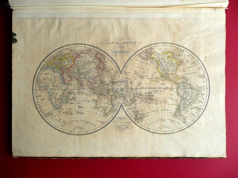 Atlas Universel Pour la Geographie et l'Histoire Vivien Paris 1834 …