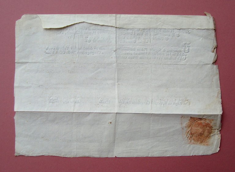 Attestato libert‡ da Vincolo Matrimoniale 1743 Reggio Emilia Maria Maddalena | Immagine Gallery 2