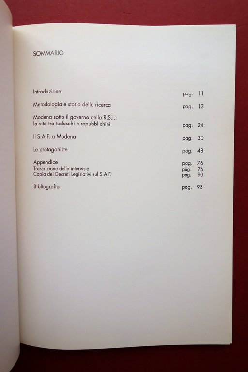 Ausiliaria Vieni Fuori! Breve Storia del Servizio Ausiliario RSI Modena …