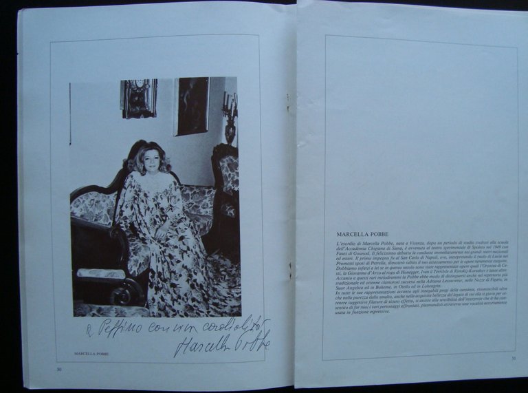 Autografi Primo Settembre Musicale Modenese 1980 Lirica Club Bruscantini Sesto