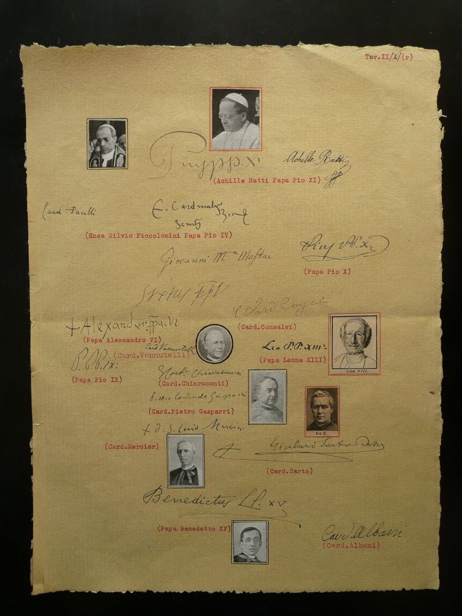 Autografi Vari Papi Cardinali Falsi Anni '30 - '40 Religione …