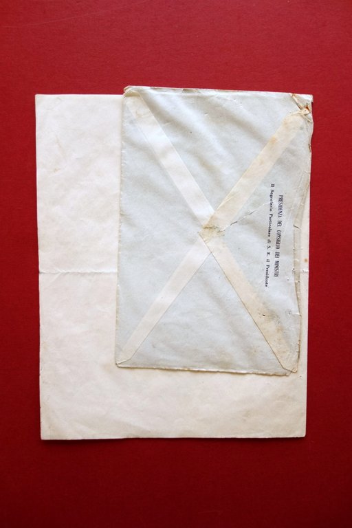 Autografo Alessandro Chiavolini Lettera Firma Roma 17/12/1923 Politica