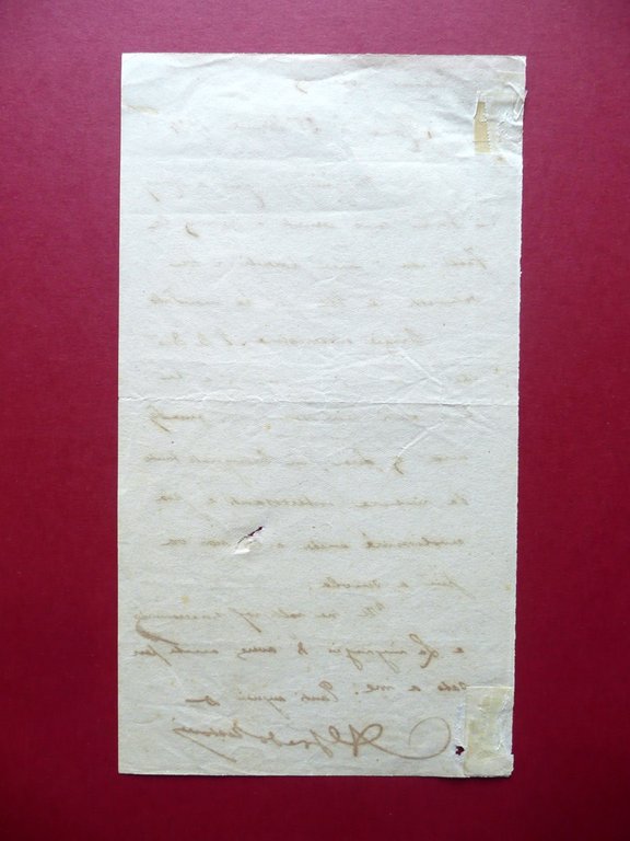 Autografo Alfredo Testoni Lettera Roma 25/12/1924 Sorbelli Commediografo