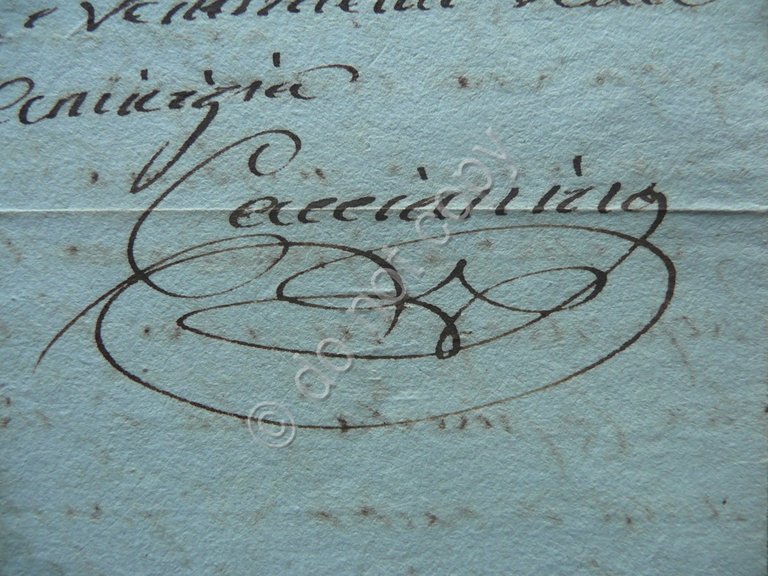 Autografo Antonio Caccianino Lettera 1809 Matematica Scuola Militare Modena