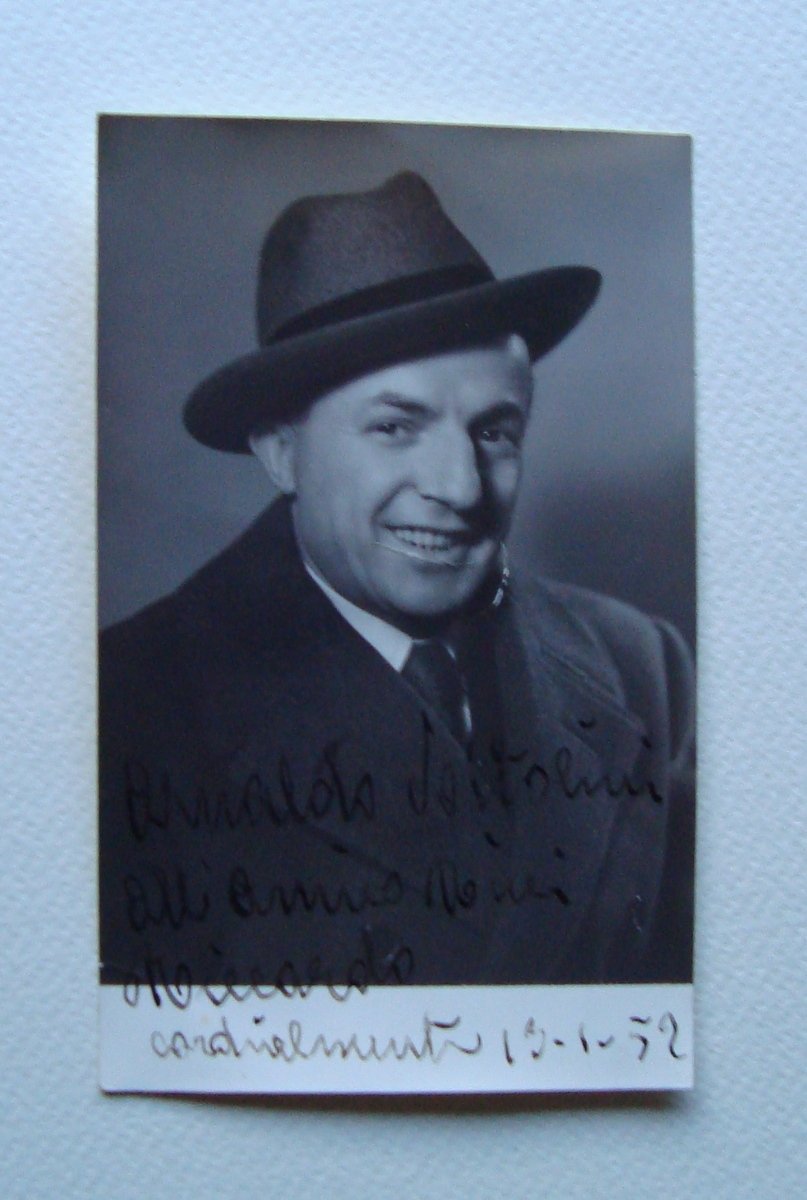 Autografo Arnaldo Voltolini Tenore Regio Teatro Parma 1952 Lirica | Immagine principale