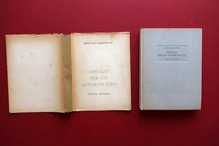 Autografo Bernard Berenson Abbozzo per un Autoritratto Electa 1949 1° …