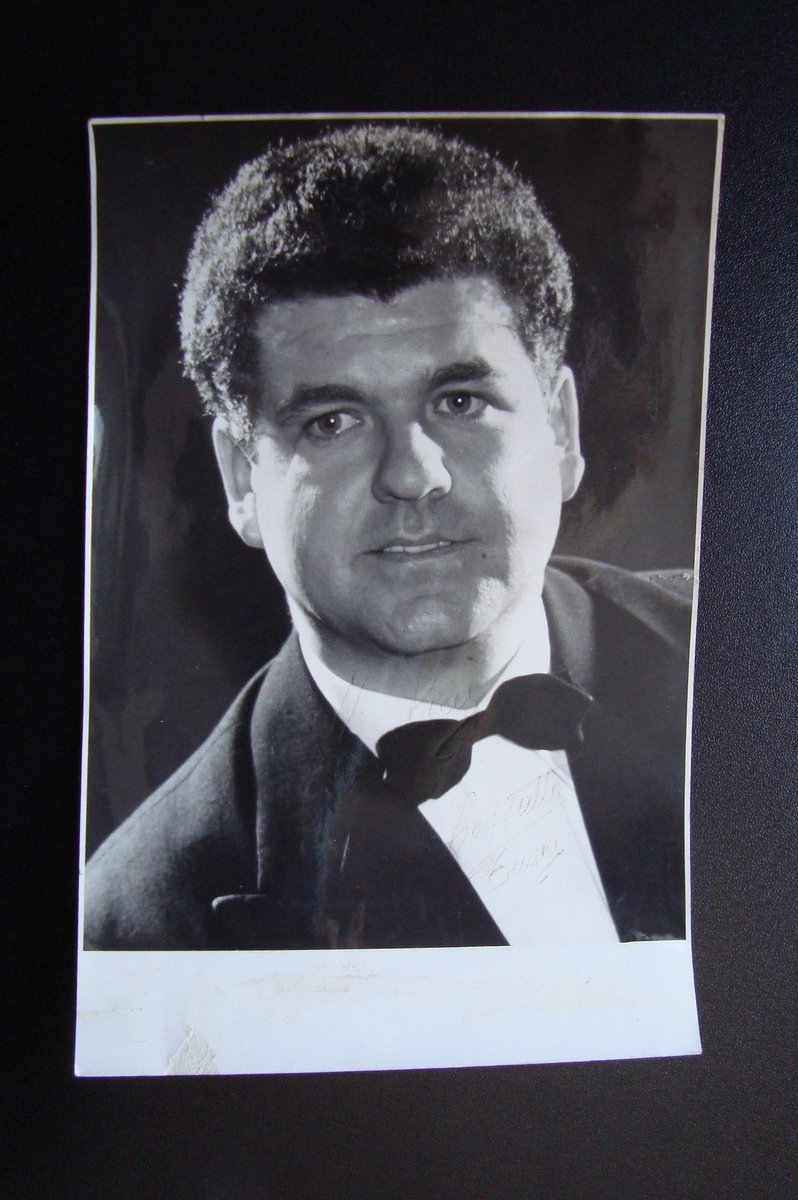 Autografo Carlo Cossutta Tenore Foto Fotesa Buenos Aires Lirica Guth | Immagine principale