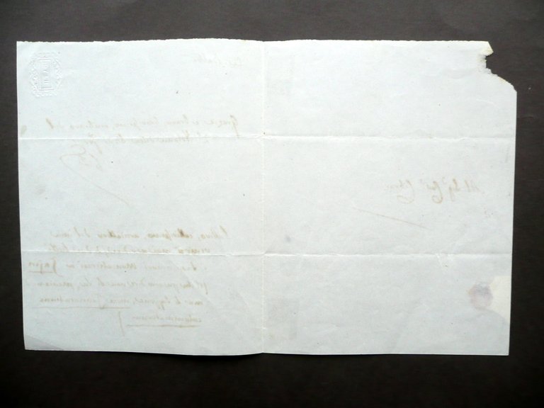 Autografo Cesare Balbo Lettera Luigi Cibrario Storia di Torino 1847 …