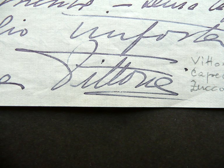 Autografo Duchessa Vittoria Capece Galeota Lettera Ginevra Les Bergues 1934
