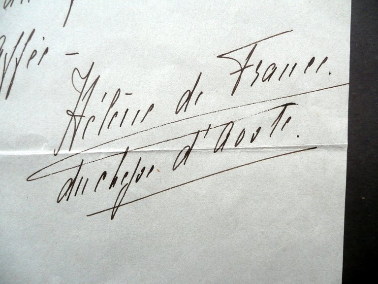 Autografo Elena d'Orleans Duchessa d'Aosta Lettera Medici Venadoro Belluno 1916 | Immagine Gallery 2