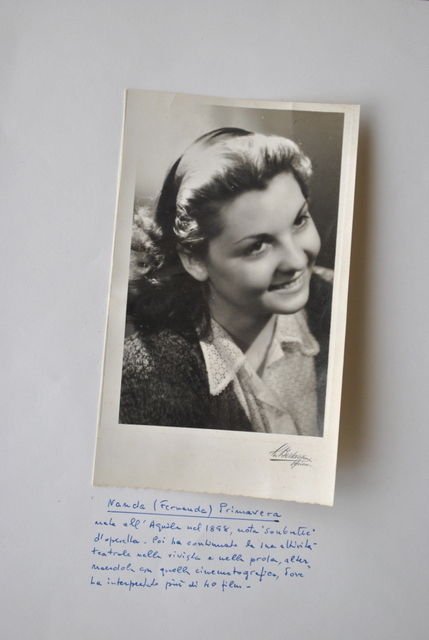 Autografo Fotografia Nanda Primavera Attrice Aquila Operetta Soubrette Film 1930