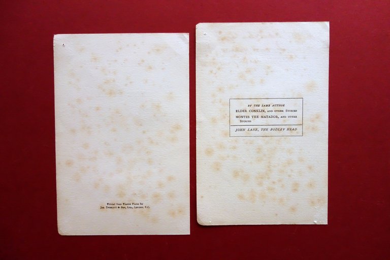 Autografo Frank Harris Dedica Firmata all'Antiporta Unpath'd Waters 1931
