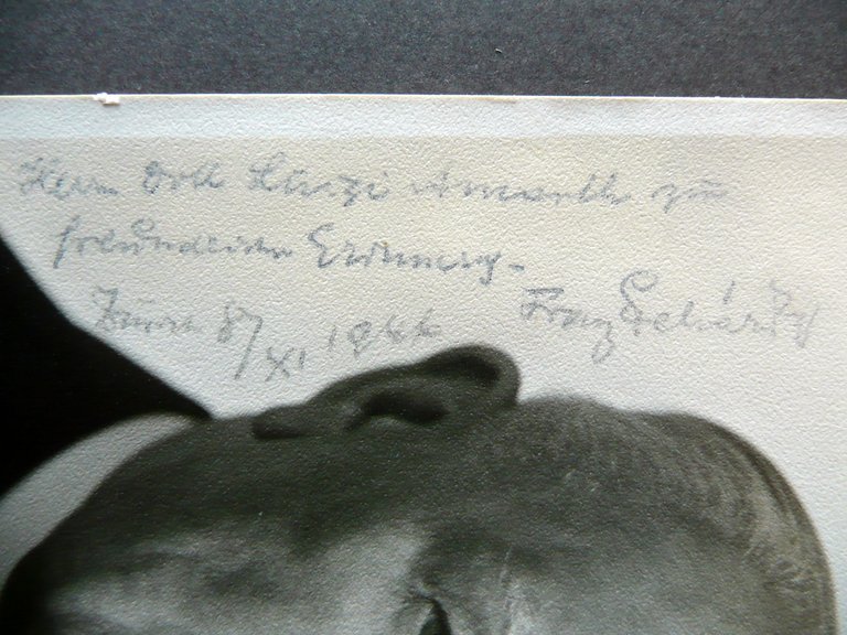 Autografo Franz Lehar Fotografia 1946 Busta Baur au Lac Compositore … | Immagine Gallery 2