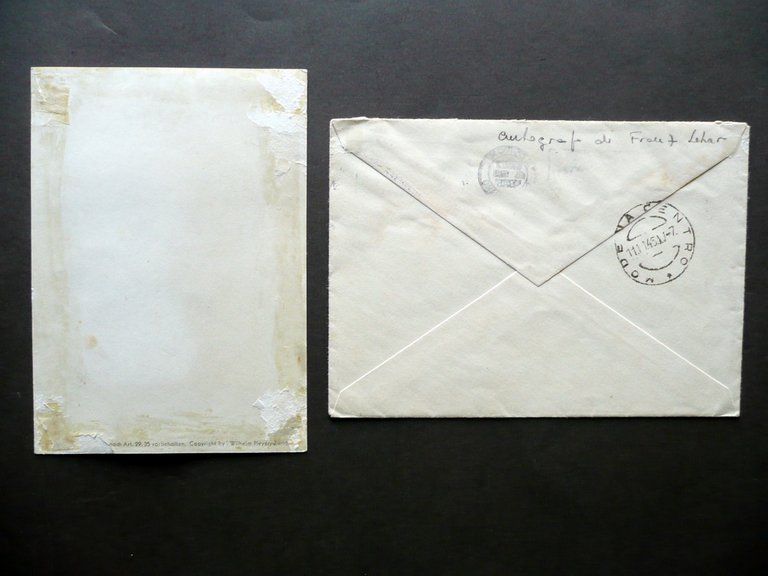 Autografo Franz Lehar Fotografia 1946 Busta Baur au Lac Compositore … | Immagine Gallery 3