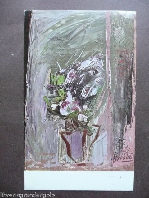 Autografo Gastone Breddo Cartolina Arte Contemporanea Saletta Modena