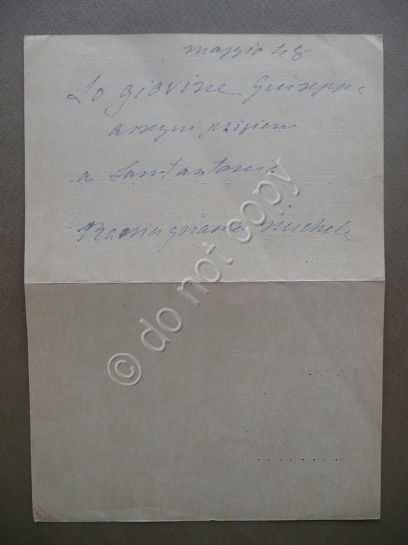 Autografo Generale Carlo de Simone Lettera Nasi Modena 1948 Difesa … | Immagine Gallery 2