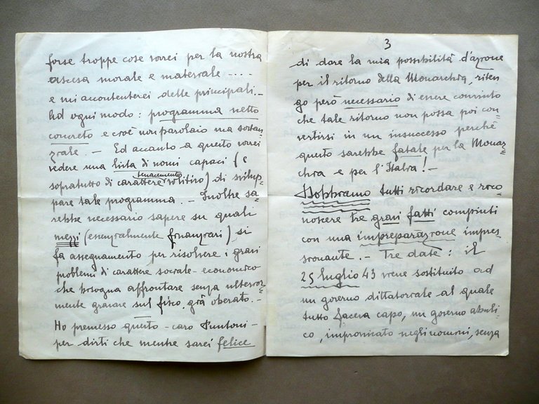 Autografo Generale Pariani Lunga Lettera Malcesine 1949 8 Settembre 1943 … | Immagine Gallery 5