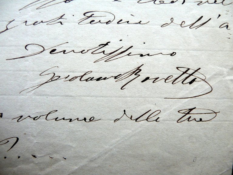 Autografo Gerolamo Rovetta Lettera Verona 1891(?) Racconto Fanfulla Domenica | Immagine Gallery 3