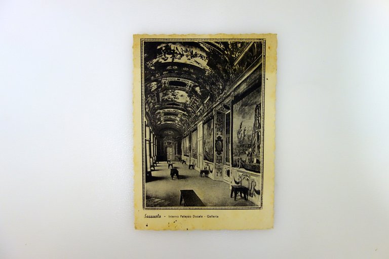 Autografo Gian Paolo Biasin Cartolina Sassuolo Palazzo Ducale 1950 Letteratura | Immagine Gallery 2