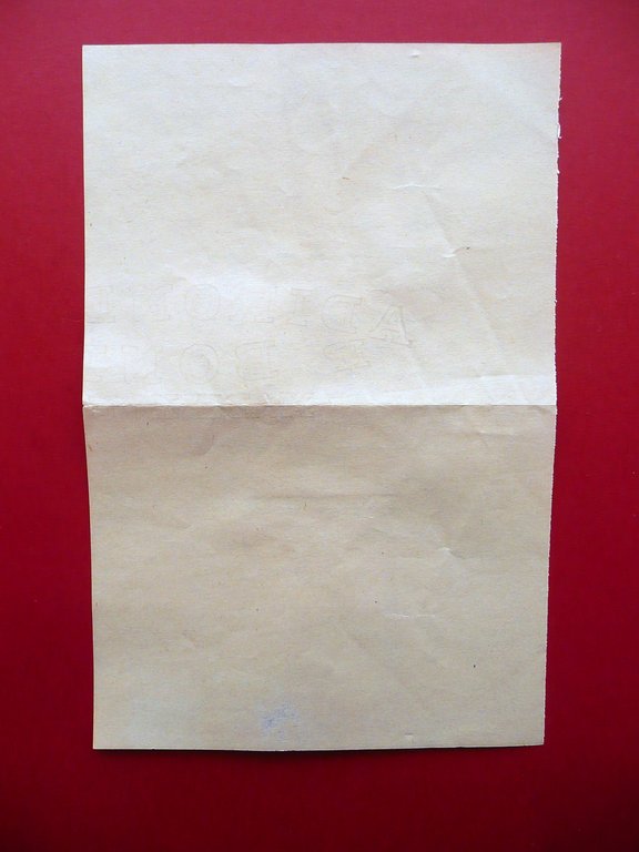 Autografo Giorgio Soavi Lettera Firenze Zampighi 2/1/1948 Giornalista Poeta