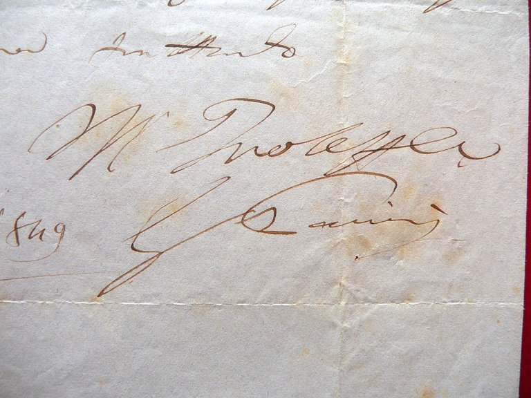 Autografo Giovanni Pacini Lettera Viareggio 15/8/1849 Pietro Romani Compositore