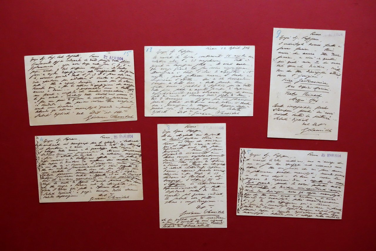 Autografo Giovanni Sanvitale Fiera Teatro Reinach Pavia Pro Ospizi Marini …