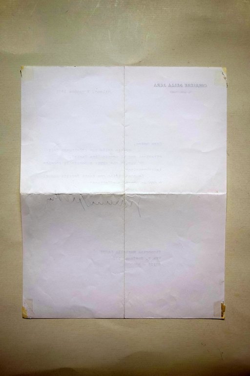 Autografo Giovanni Spadolini Lettera Corriere della Sera 1971 Premio Ara …