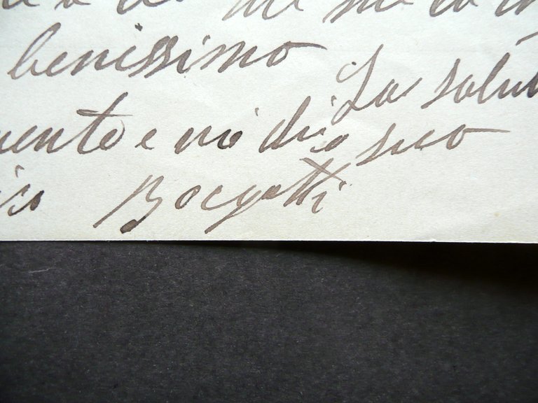 Autografo Giuseppe Borgatti Lettera Wagner Prima Crepuscolo 1908 Lirica Raro