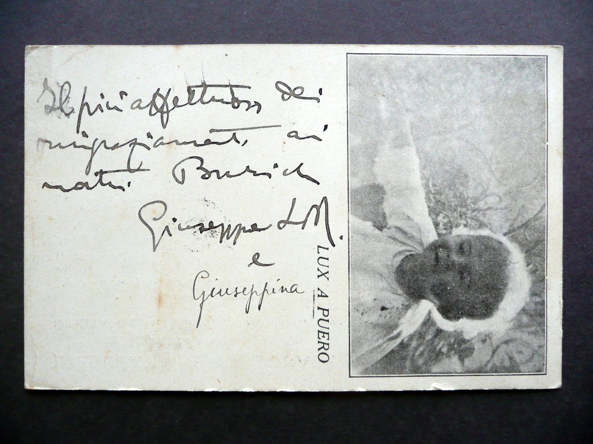 Autografo Giuseppe Lombardo Radice Cartolina Ed. Nazionale 1928 Burich Fiume