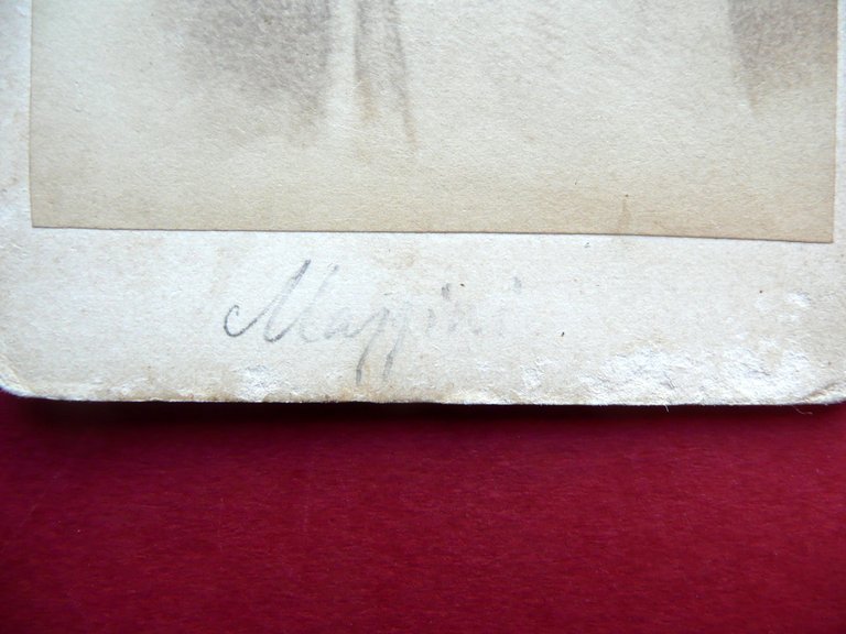 Autografo? Giuseppe Mazzini Fotografia Originale Carte de Visite Risorgimento