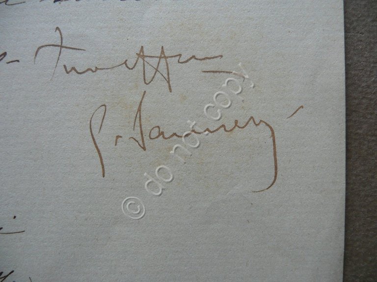 Autografo Giuseppe Sanarelli Lettera Roma 1907 Medicina Igiene Virus Politica