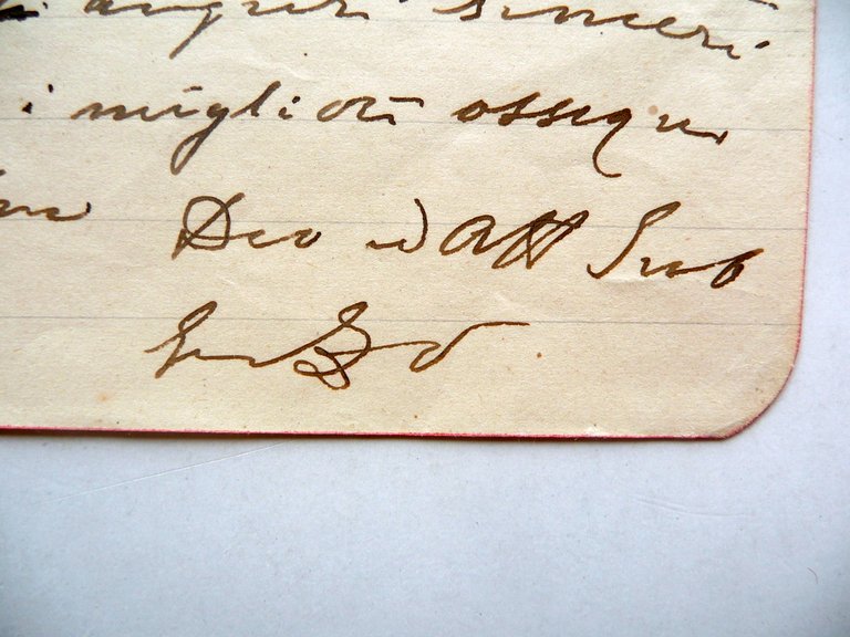 Autografo Giuseppe Vaccari Bozza di Lettera Appunto 1928 Vittorio Veneto …