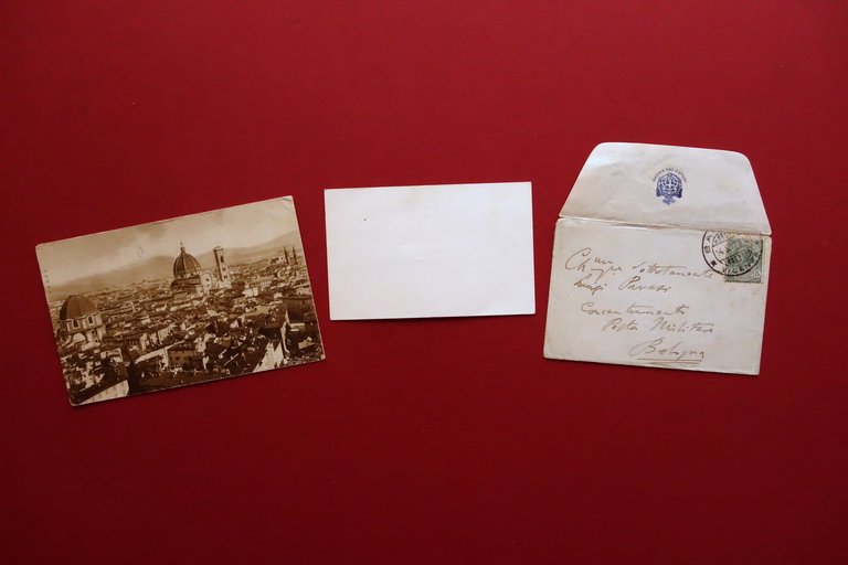 Autografo Guido Mazzoni Cartolina Biglietto da Visita Letterato Senatore Firenze