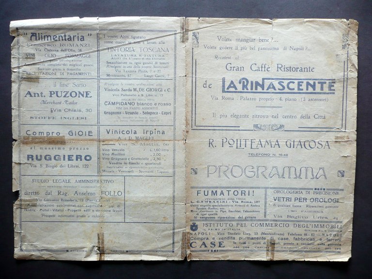 Autografo Johann Koncz Firma Programma Concerto 1924 R. Politeama Giacosa … | Immagine Gallery 3
