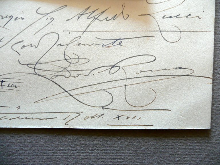 Autografo Lodovico Rocco Fotografia Compositore Torino Rigo Musicale 1939 Musica