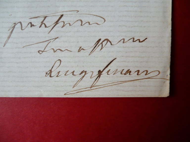 Autografo Luigi Ferraris Lettera Torino 1867 Politica Risorgimento Sostegno