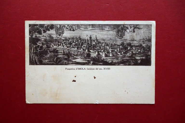 Autografo Luigi Orsini Cartolina Tossignano 1931 Contessa Fossombroni Poeta