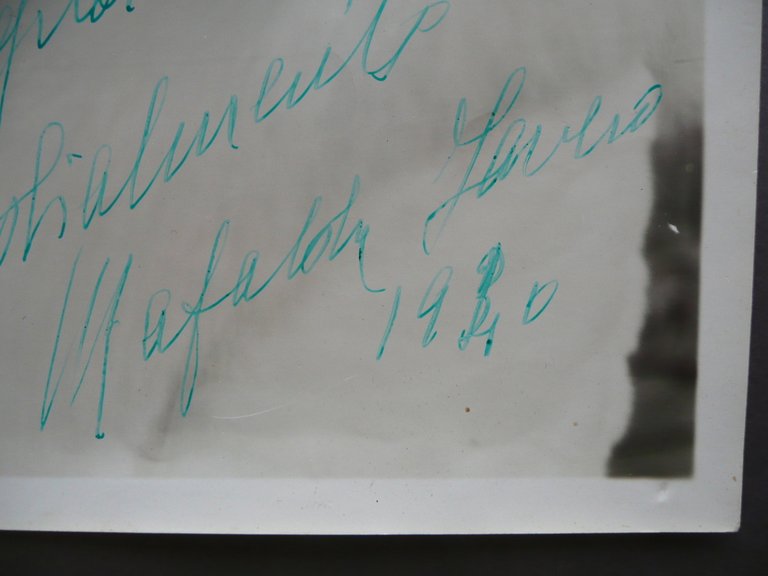 Autografo Mafalda Favero Grande Fotografia 1940 Lirica Musica Portomaggiore